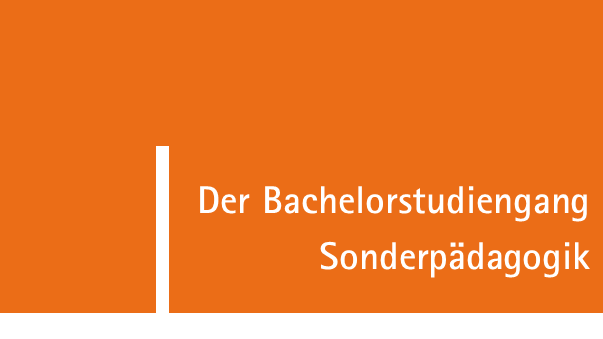 Bachelor Sonderpädagogik Institut für Erziehungswissenschaft